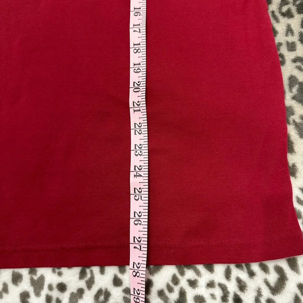 Y2K Gap Factory Store Long Sleeve Chest Stripe Tee in Red Size Large Men’s - Picture 13 of 15